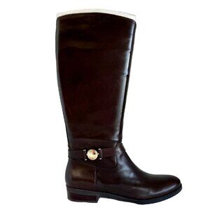 Tommy Hilfiger Dewberry Riding Boots - Size 10 - Dark Brown - BNWT